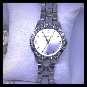 CHARTER CLUB Silver & Crystal Watch [JW-56]